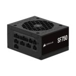 Corsair SF750 (2024) Fuente de Alimentación ATX Totalmente Modular de Bajo Ruido 80 Plus Platinum  Compatible con ATX 3.1  Preparada para PCIe 5.1 - Soporte SFX a ATX Incluido  Negro_0