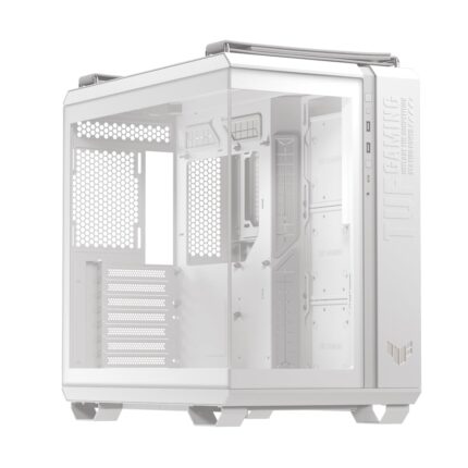 ASUS TUF Gaming GT502 Horizon White ATX Mid-Tower Gaming Case (diseÃ±o panorÃ¡mico sin lÃ­mites, Doble cÃ¡mara, refrigeraciÃ³n Independientes de CPU y GPU) TUF Gaming GT502 Horizon White_0