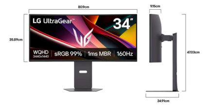 LG Monitor 34g600a Gamer Ultragear De 34'' Y 160hz Wqhd Negro_1