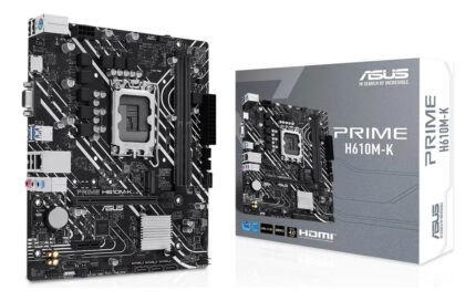 Tarjeta Madre Asus Prime H610m-k Lga 1700 2x Ddr5 Micro Atx Negro_0