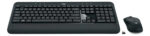 Kit De Teclado Y Mouse Inalámbrico Logitech Mk540 Español España De Color Negro_1