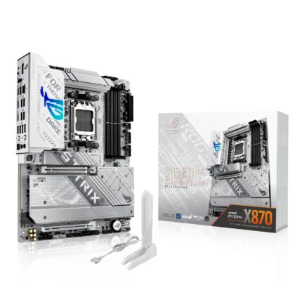 ASUS Motherboard ROG Strix X870-A Gaming WiFi AMD AM5 X870 ATX, DDR5 AEMP, WiFi 7, 4X M.2, PCIe® 5.0, Q-Release Slim, USB4®, AI OCing & Networking_0