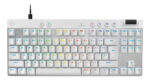 Teclado Alámbrico Gaming Pro X Tkl Rapid Color Blanco Logitech Inglés Us_1