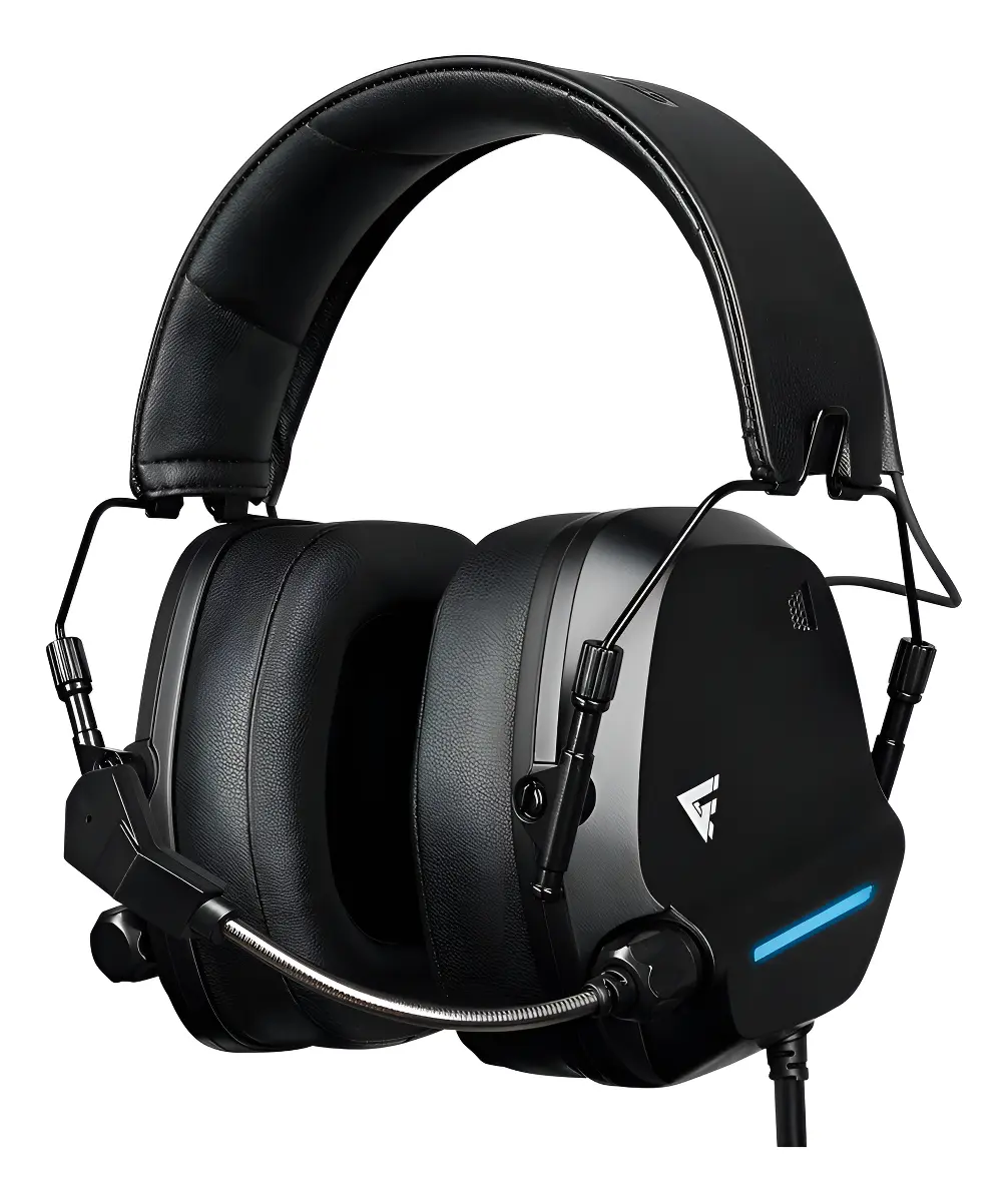 Audífonos Gamer Con Micrófono Para Pc Game Factor Hsg550 7.1 Virtual Usb Negro_0 Audífonos Gamer Con Micrófono Para Pc Game Factor Hsg550 7.1 Virtual Usb Negro_0