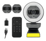 Yeyian Webcam Stream Flexcam, 2k 2560 X 1440 Píxeles, Hdr, Micrófono, Luz Led 3 Temperaturas, Control Remoto, Soporte 3d Usb, Para Transmisión En Vivo, Conferencia, Videollamada, Juego Negro_7