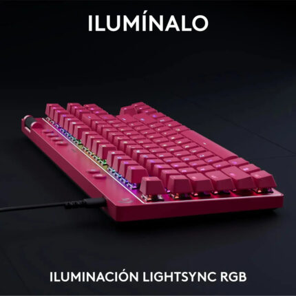 Teclado Alámbrico Pro X Tkl Rapid Magenta Pro X Tkl Logitech G Inglés Internacional_0