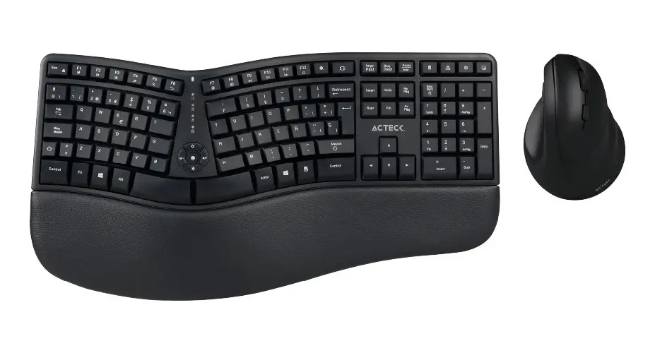 Combo Acteck 2 En 1 Teclado Ergonomico Mouse Vertical 2.4 Color del mouse Negro Color del teclado Negro_0 Combo Acteck 2 En 1 Teclado Ergonomico Mouse Vertical 2.4 Color del mouse Negro Color del teclado Negro_0