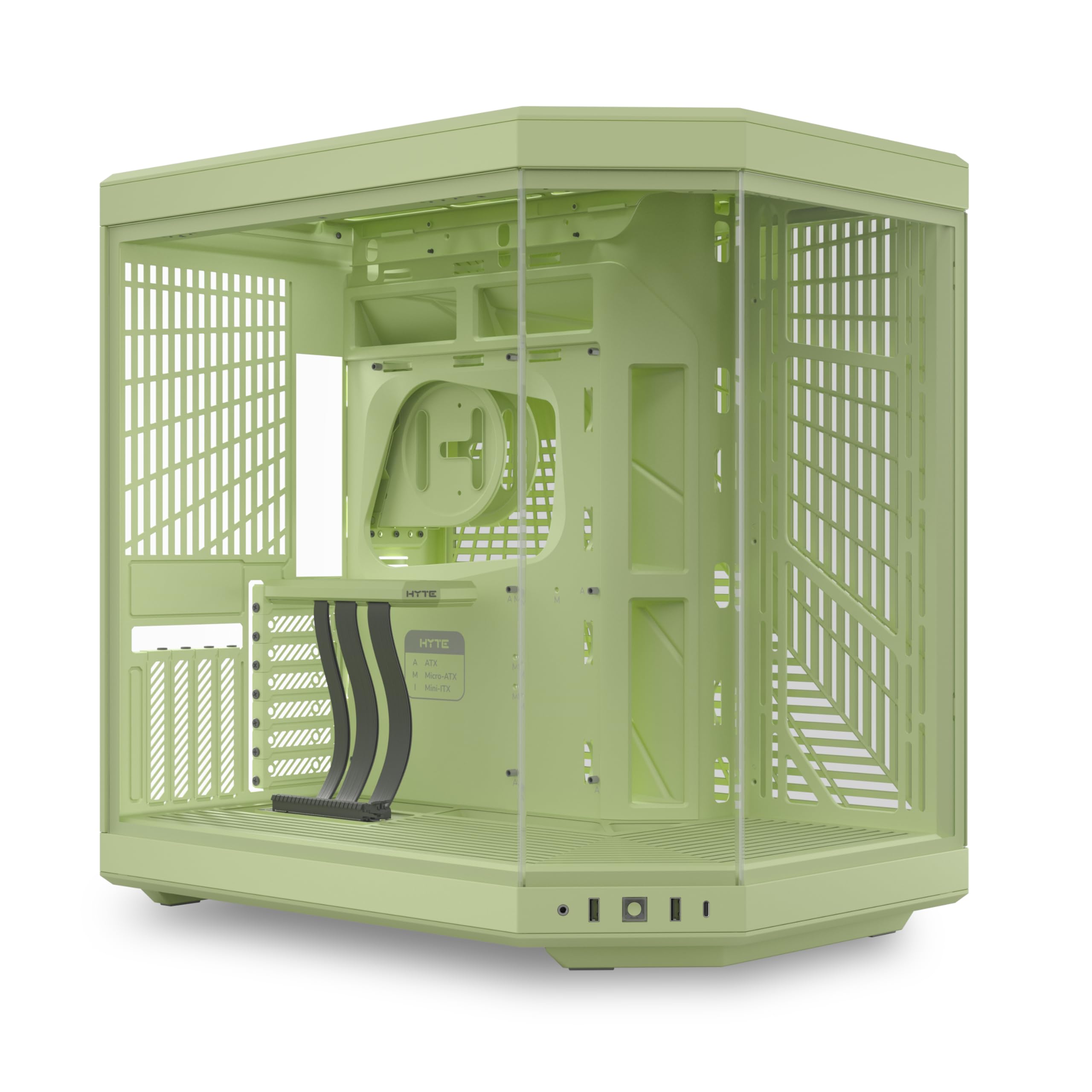 Hyte Y70 Mid-Tower ATX Gaming - Funda de computadora para PC - Vidrio Templado panorámico - Cámara Dual - Chasis de Alto Flujo de Aire - Cable Riser PCIE 4.0 Incluido - CS-HYTE-Y70-MM_0 Hyte Y70 Mid-Tower ATX Gaming - Funda de computadora para PC - Vidrio Templado panorámico - Cámara Dual - Chasis de Alto Flujo de Aire - Cable Riser PCIE 4.0 Incluido - CS-HYTE-Y70-MM_0