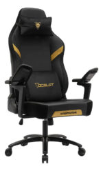Silla Gamer Ocelot Os-king Vinipiel Negra Ajustable_1