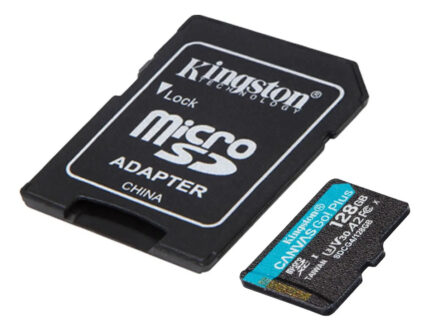 Tarjeta Microsd Kingston Canvas Go Plus 128gb Clase 10_1