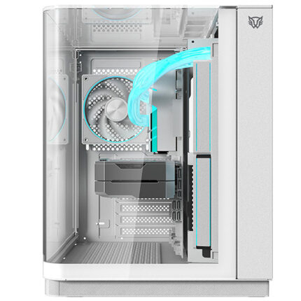 Gabinete Gamer Balam Rush Tank Expert Curve 6800 Atx Media Torre 3 Fan Panel Curvo Cristal Templado Usb-c Argb Blanco Br-941587_1