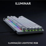 Teclado Alámbrico Gaming Pro X Tkl Rapid Color Blanco Logitech Inglés Us_4