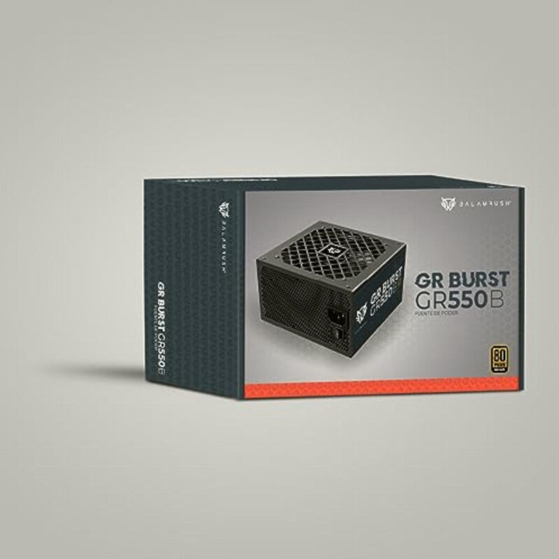 Balam Rush Fuente De Poder Pc 500w Gamer Gr Burst Gr500b 80 Negro_1