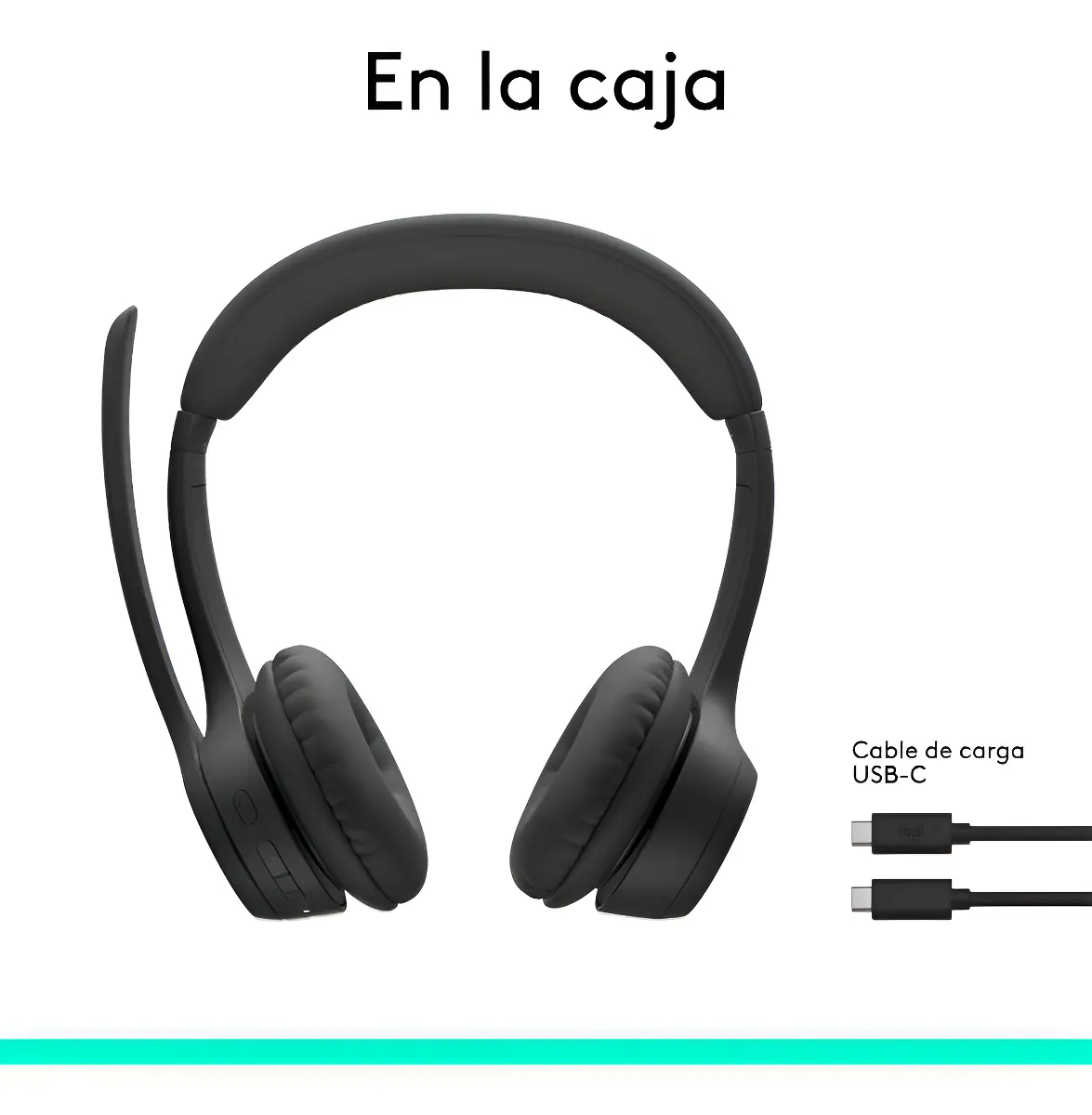 Headset Logitech Inalámbrico Zone 300 Negro Negro_0 Headset Logitech Inalámbrico Zone 300 Negro Negro_0