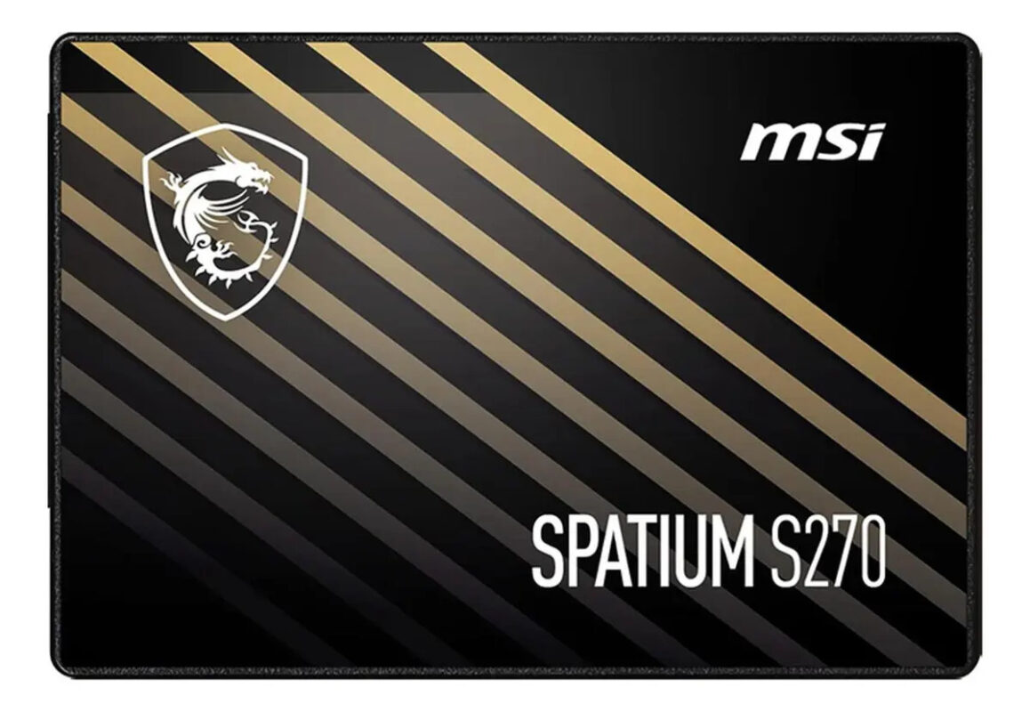 Ssd Msi Spatium S270 480gb 2.5 Sata Iii Negro_0