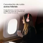 Audífonos Acteck Elite Hp710 Inalámbricos Salmón_3