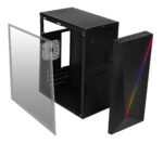 Gabinete Acteck Compact Micro Tower Acrilico Rgb Usb 3.0 Fue Color Negro_1