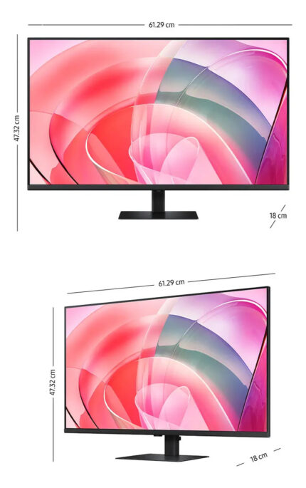 Samsung Monitor 27 Flat 4k 3840 X 2160 60hz Negro_0