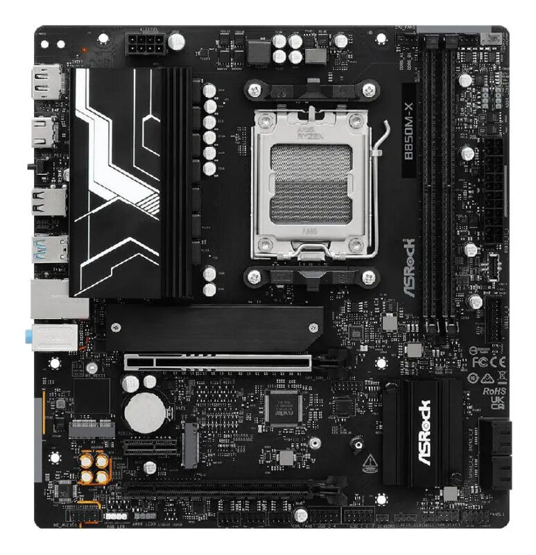 Tarjeta Madre Asrock B850m-x R2.0 M-atx Ddr5 Am5 Negro_1