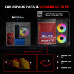Gabinete Gamer Balam Rush Tank Glow Plus 3700 Negro_3