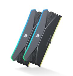 Acer Predator Hera DDR5 RGB RAM 32 GB (16 GBx2) 6400 MHz CL32 Memoria de computadora (PC5-51200) AMD Expo Intel XMP Compatible, Negro BL.9BWWR.475_0