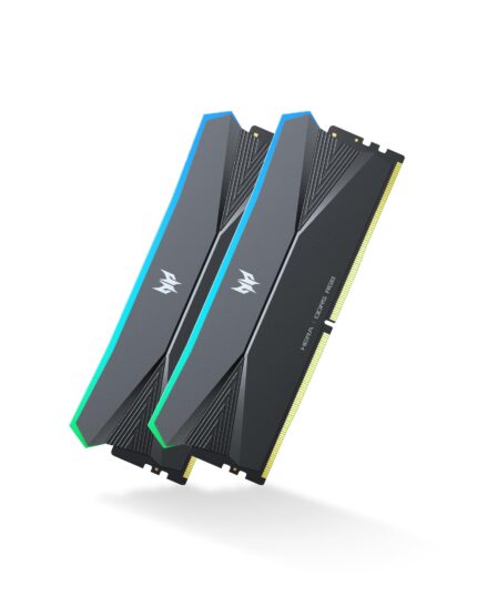Acer Predator Hera DDR5 RGB RAM 32 GB (16 GBx2) 6400 MHz CL32 Memoria de computadora (PC5-51200) AMD Expo Intel XMP Compatible, Negro BL.9BWWR.475_0