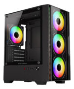 Gabinete Balam Rush Nitrox Edge Pro Crystal Mini Torre Negro_0