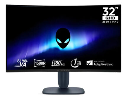 Monitor Gamer Curvo Alienware 32 Qhd 180hz Aw3225dm_0