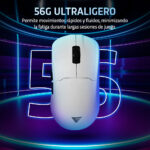 Mouse Gamer Inalámbrico Game Factor Mow800-wh Blanco_3