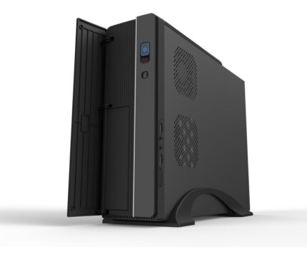 Gabinete Slim Acteck Bern M-atx M-itx Lector Sd Fuente 500 Color Negro_0