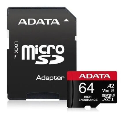 Memoria Adata Micro Sd Sdxc 64gb Cl10 V30 A2 High Endurance_0