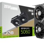 ZOTAC Gaming GeForce RTX 5060 Individual Edge OC DLSS 4 8GB GDDR7 128 bits 28 Gbps PCIE 5.0 Tarjeta gráfica para Juegos, Tarjeta compacta SFF, ZT-B50600H-10M_0