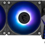 MSI MAG CORELIQUID A15 240 - AIO ARGB CPU Liquid Cooler - 240mm Radiator - LGA 1851 Ready - Dual 120mm ARGB PWM Fans, Black_0