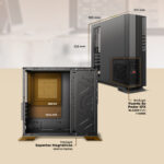 Gabinete Mini Torre Slim Onex Gs455 M-atx Fuente Sfx 500w Negro_2