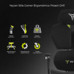Silla Gamer Getttech Yar-gaome-m1 Negro/gris_2