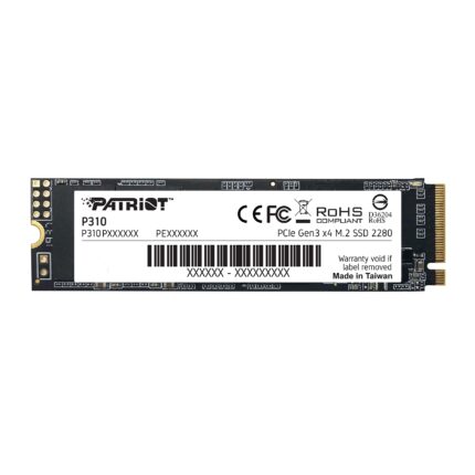 Patriot P310 480GB SSD Interno - NVMe PCIe M.2 Gen3 x 4 - Unidad de Estado sÃ³lido de bajo Consumo de energÃ­a - P310P480GM28_0