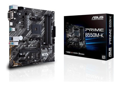 Tarjeta Madre Asus Prime B550m-k Am4 4x Ddr4 2x M.2 Pcie 4.0 Micro Atx Negro_0 Tarjeta Madre Asus Prime B550m-k Am4 4x Ddr4 2x M.2 Pcie 4.0 Micro Atx Negro_0