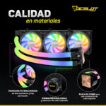 Disipador De Enfriamiento Líquido Ocelot Gamer Rgb 360mm_2