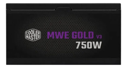 Fuente Coolermaster Mwe Gold V3 750w Full Modular Atx 3.1 Hdb 80 Plus Gold 12v-2x6 Negro_1