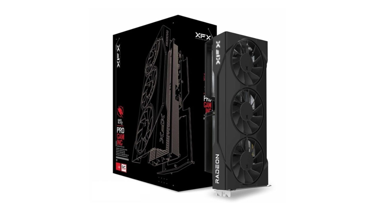XFX Tarjeta DE Video (RX-96TS316B7) Swift RX9060XT OC,16GB GDDR6,1900MHZ,2*DP,HDMI,3*Fan,Negro_0