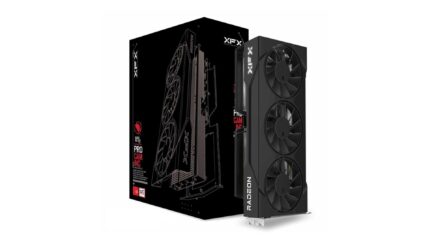 XFX Tarjeta DE Video (RX-96TS316B7) Swift RX9060XT OC,16GB GDDR6,1900MHZ,2*DP,HDMI,3*Fan,Negro_0