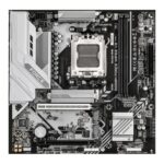 GIGABYTE B850M Force WIFI6E V2, Tarjeta Madre Micro ATX, Socket AM5, AMD B850, DDR5 hasta 128GB, PCIe 5.0, WiFi 6E, 2.5GbE LAN, RGB Fusion_0