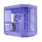 Hyte Y70 Mid-Tower ATX Gaming PC Funda de computadora - Vidrio Templado panorámico - Cámara Dual - Chasis de Alto Flujo de Aire - Cable Elevador PCIE 4.0 Incluido - CS-HYTE-Y70-TM- Taro Milk_0