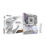 GIGABYTE X870E AORUS Master X3D Ice AMD AM5 LGA 1718 ATX, Compatible con procesadores AMD Ryzen Serie 9000/8000/7000, DDR5, 18+2+2 Power Phase, 5X M.2, PCIe 5.0, WIFI7, 10GbE, 5 aÃ±os de garantÃ­a_0