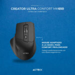 Combo Inalámbrico Acteck Mk650 Teclado Y Mouse Blanco_2