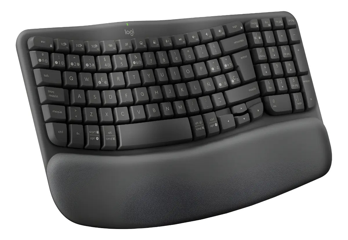Teclado Logitech Wave Keys Inalámbrico Español Negro_0 Teclado Logitech Wave Keys Inalámbrico Español Negro_0