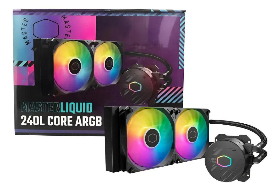 Cooler Master Masterliquid 240l Argb Negro Aio_0