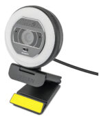 Yeyian Webcam Stream Flexcam, 2k 2560 X 1440 Píxeles, Hdr, Micrófono, Luz Led 3 Temperaturas, Control Remoto, Soporte 3d Usb, Para Transmisión En Vivo, Conferencia, Videollamada, Juego Negro_2