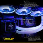 Cooler Ocelot Gaming Oel360 Rgb 360mm Refrigeración Agua_5