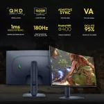 Monitor Gamer Curvo Alienware 32 Qhd 180hz Aw3225dm_1